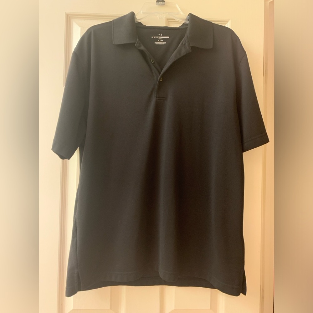Grand Slam Black Polo Golf Shirt